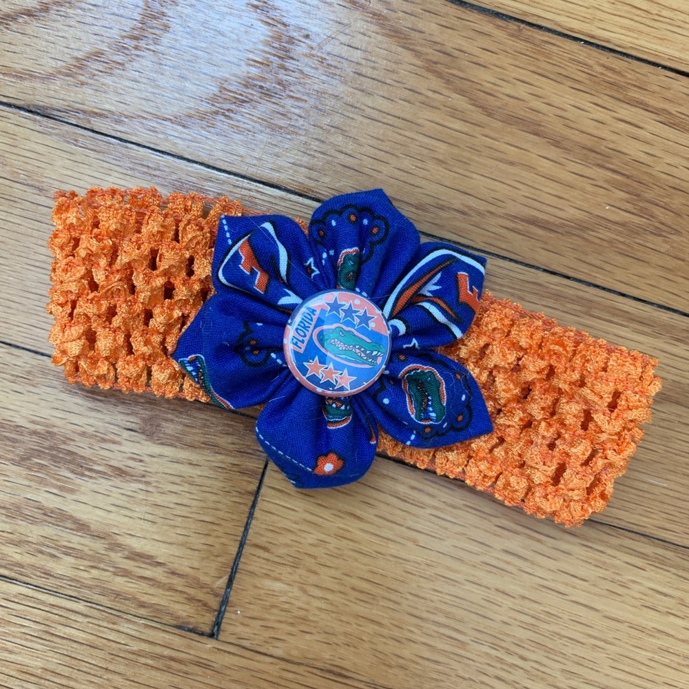 Florida gator hair bow 🏈